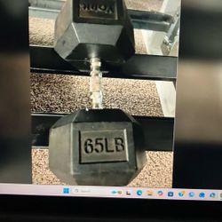 65 Lb Dumbbell (single)