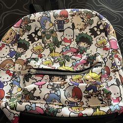 My Hero Academia X Hello Kitty Mini Backpack + Keychains