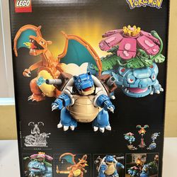 LEGO Pokemon Venusaur Charizard and Blastoise Set #72153