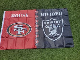 49ers Raiders Flag