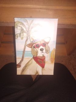 Picture of a Dog in a Cowboy Hat