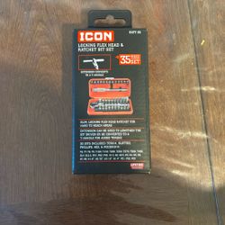 ICON Locking Flex-Head Ratchet and Bit Set, 35-Piece  Add to List  This item has an average rating of 4.9 stars from 2260 reviews. Click to see all re