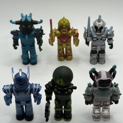Lot of 6 Roblox Action Figures with Accessories - Mixed Series