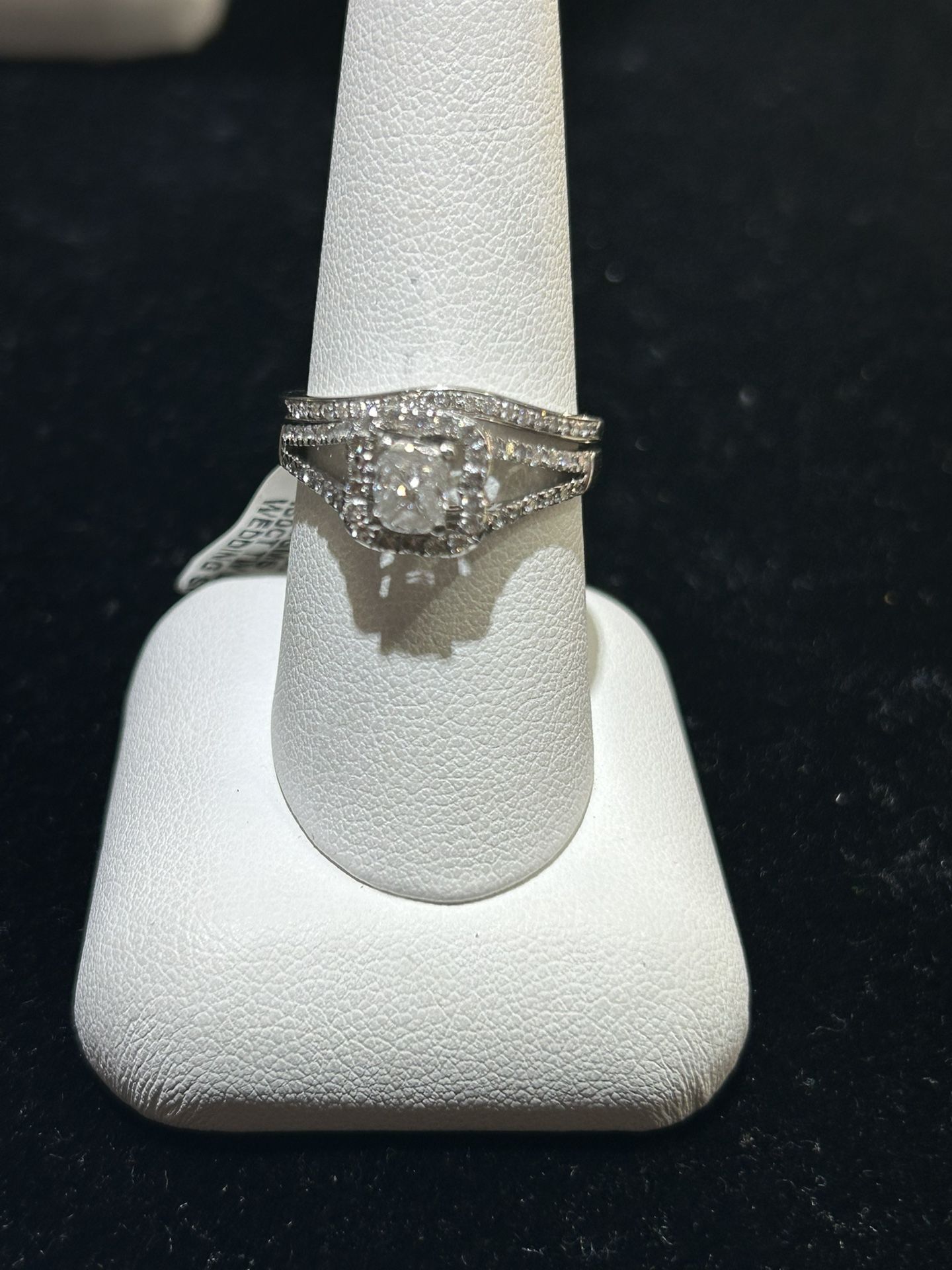 14K WG 2 Piece .50ct Tw Diamond Wedding Set