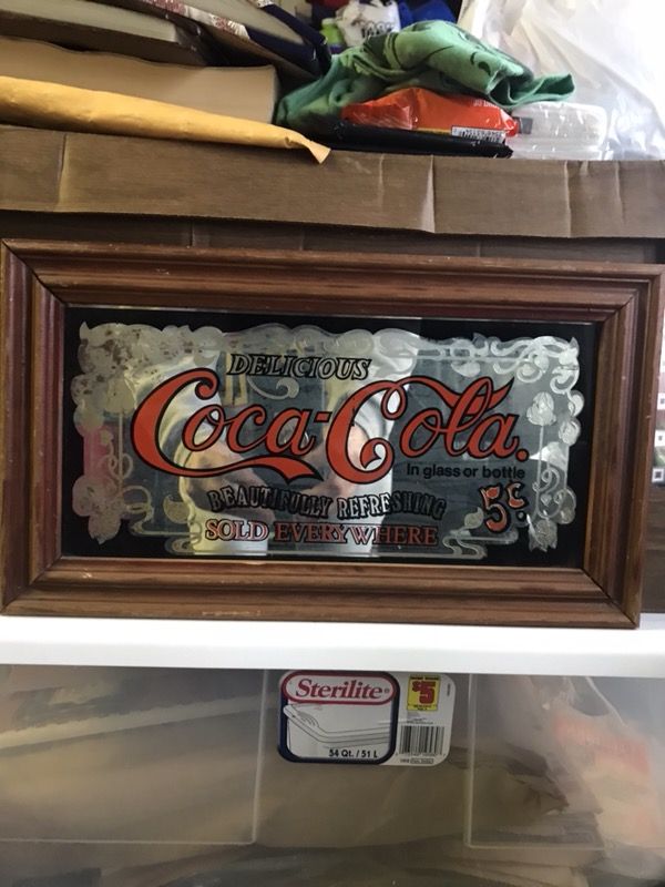 Vintage original CoCa Cola sign