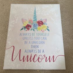 Unicorn Canvas 