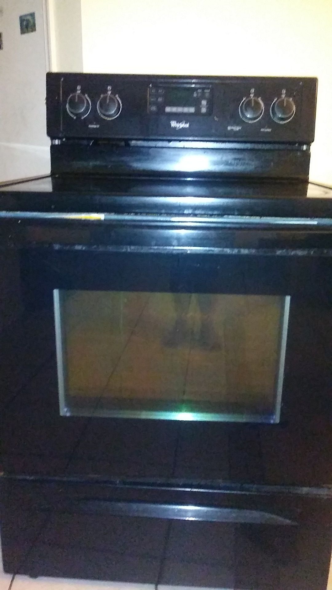 Whirlpool Glasstop oven