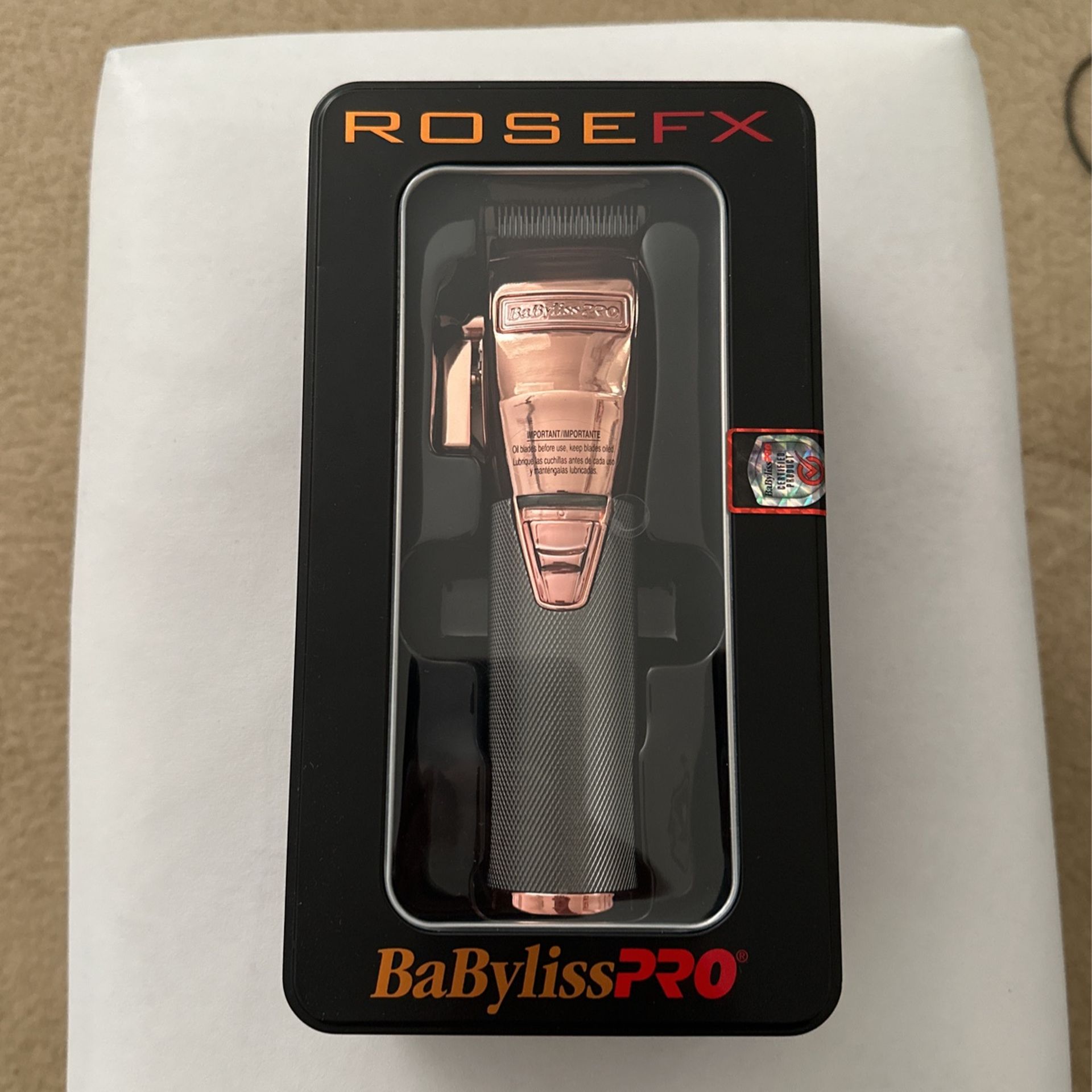 (BRAND NEW) BABYLISSPRO® ROSEFX+ ALL-METAL LITHIUM CLIPPER
