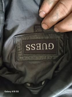 Guess leather jacket 85$