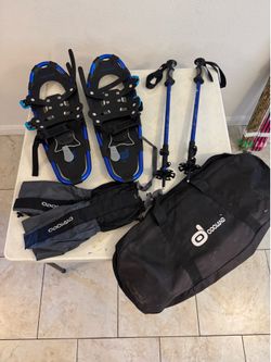 Snow shoes with picks