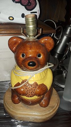Teddy bear lamp