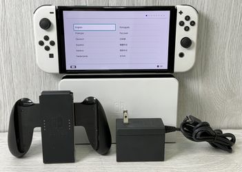 Nintendo Switch OLED Console White HEG-001 With Dock & Ac Adapter (A1G015064)