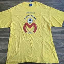 Atletica Monarcas Morelia 07/08 Short Sleeve Training T Shirt Large