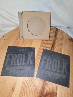 Frolk Whiskey Set Slate Coasters