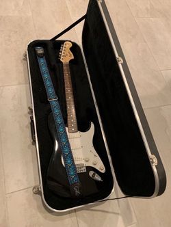 Squier Stratocaster Electric Guitar with Hard Case