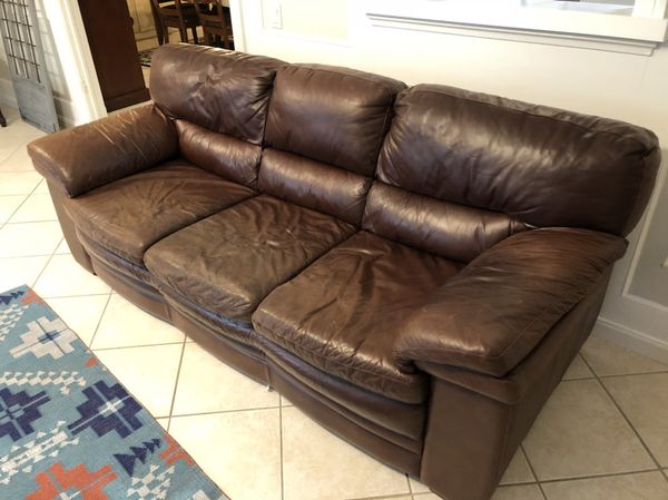 7 Foot Leather Sofa High Quality For In Lake Worth Fl Offerup 7 Foot Leather Sofa High Quality