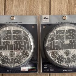 7” Heated LED Headlights 