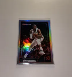 RJ Barrett 2025 Topps Hoops Rainbow Foil Card