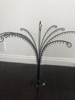 Earring holder and necklaces