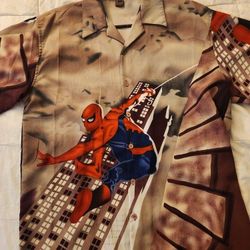 NEW Spiderman Dress Shirt!!! Large