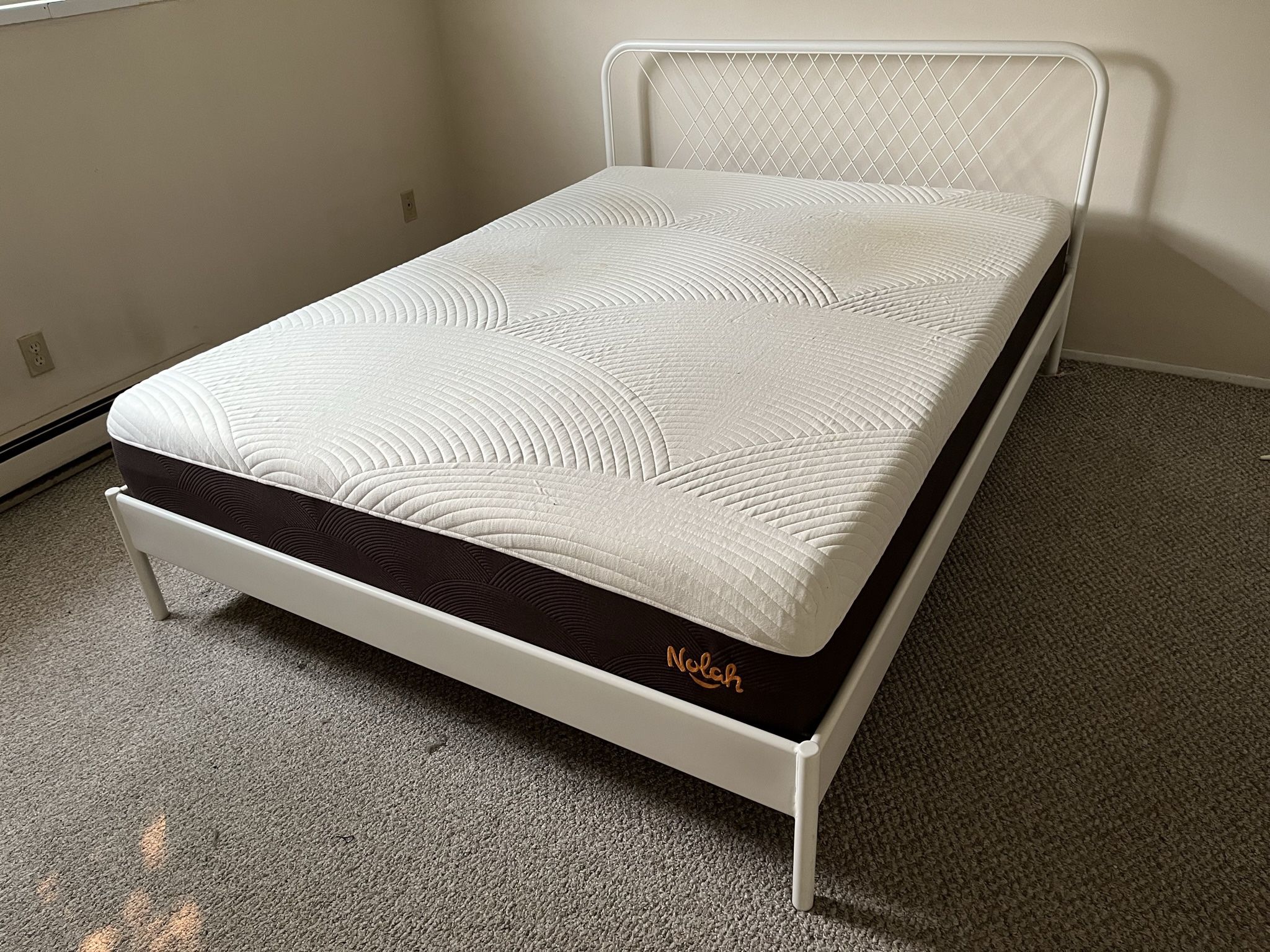 IKEA Bed Frame And Used Nolah Mattress Queen