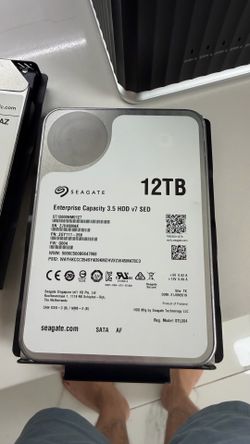 Seagate Enterprise Capacity 12TB SATA Hard Drive – ST12000NM0127