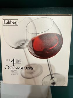 Libbey Occasions Red Wine Glasses Set of 4