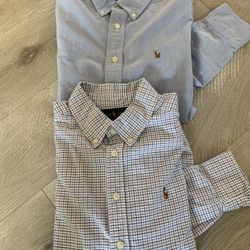 Ralph Lerann Oxford long sleeve boys shirt $16 Each