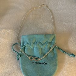 Tiffany & Co Infinity Double Strand Necklace 16”