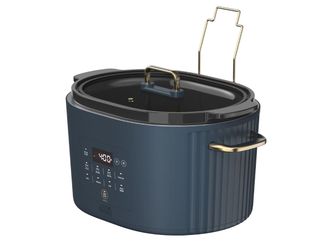 NEW! THYME & TABLE 6Qt Programmable Slow Cooker in Atlantic Blue