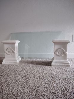 Glass top table