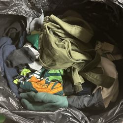 Bag of boy clothes