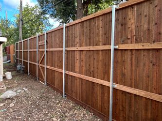 Wood fences