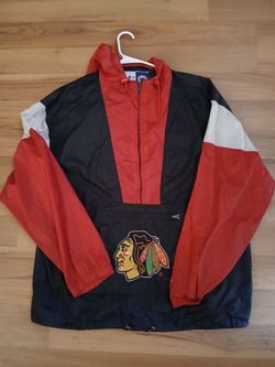 L Blackhawks windbreaker