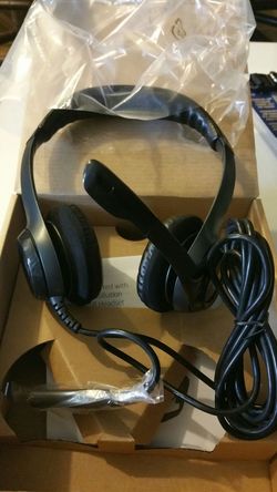 Logitech usb headset with mic brand new