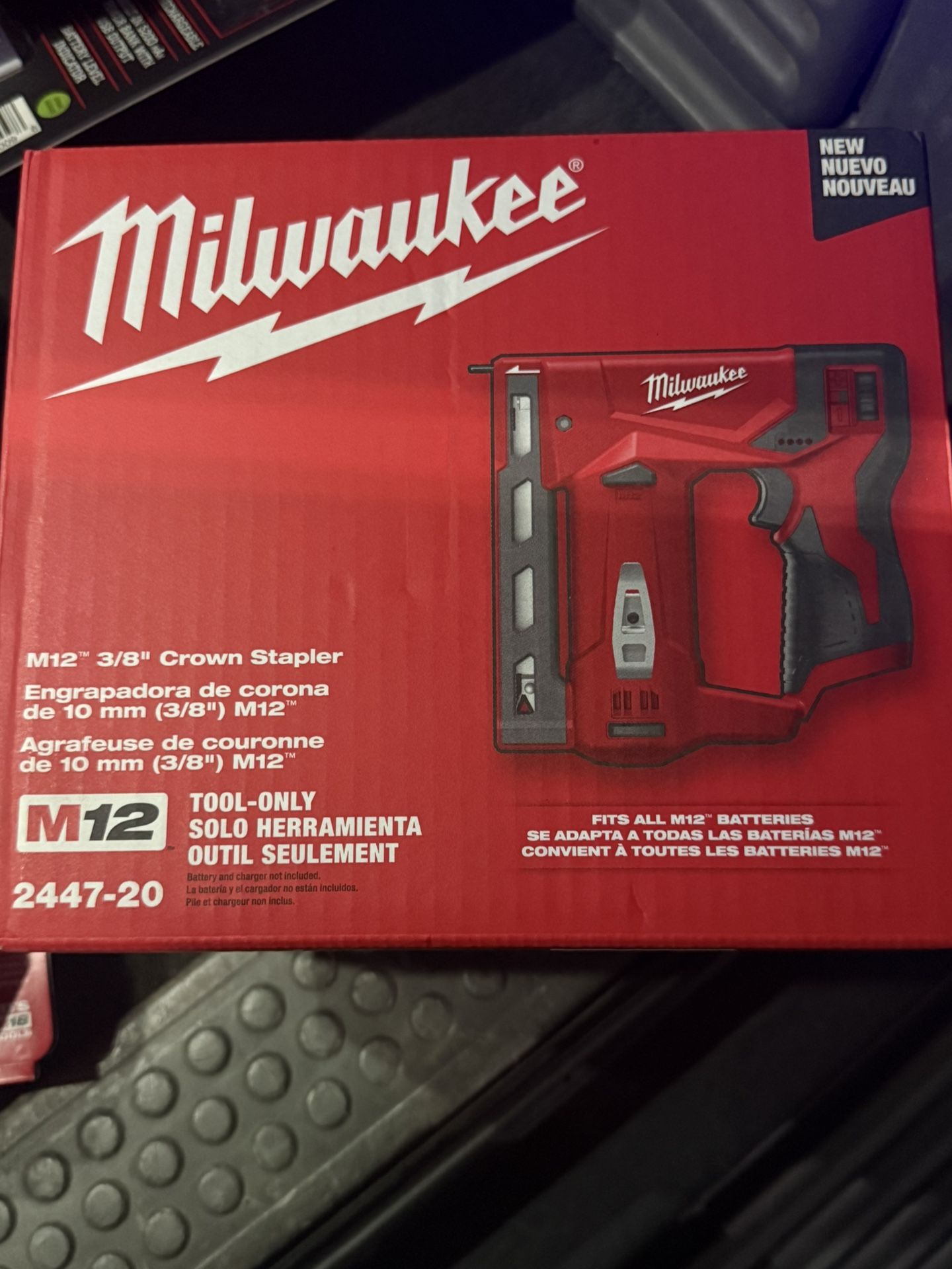 Milwaukee M12 Staple Gun Tool Only