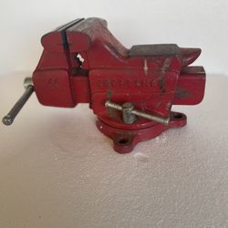 Vintage Craftsman Vintage Craftsman Swivel Bench Vise No. (contact info removed)1 With 3 1/2 Inch Pipe Jaws USA