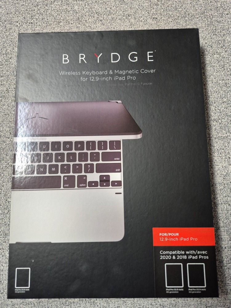 Brydge Wireless Keyboard and Magnetic Cover For I-Pad Pro