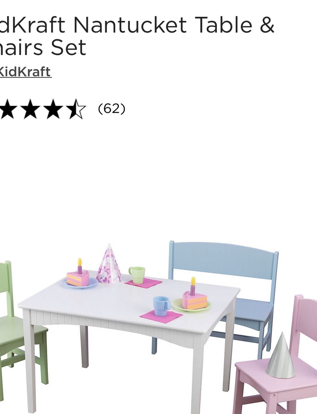 BRAND NEW KIDS TABLE AND CHAIRS SET $100