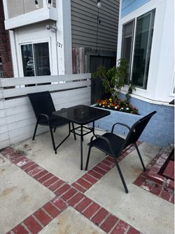 FREE TABLE AND CHAIRS