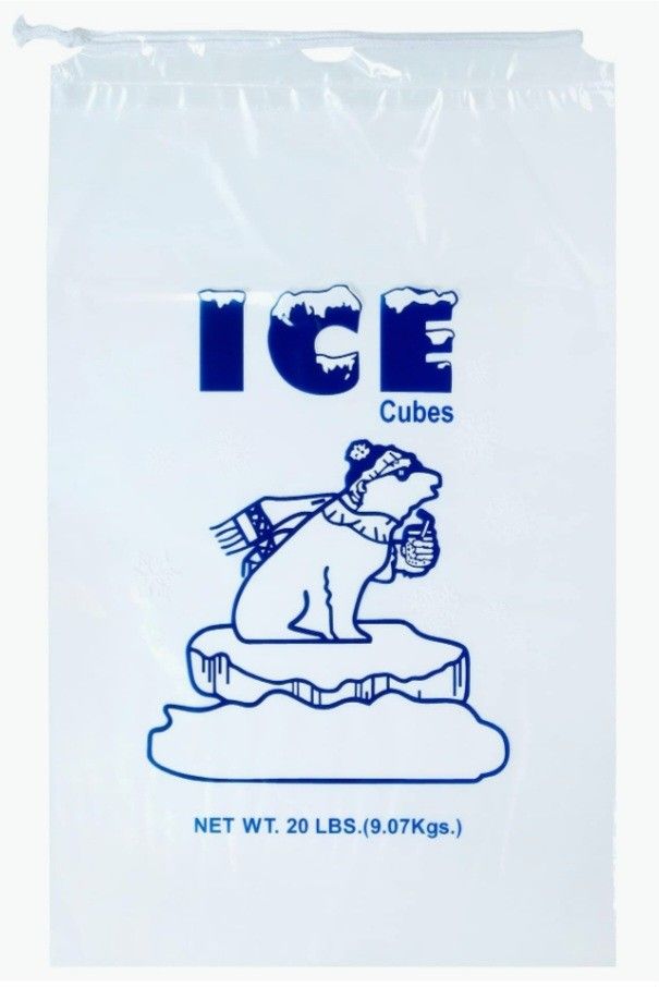Ice Cube  Filled Bags 20 Lbs.