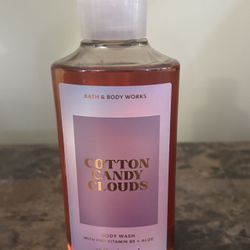 Bath & Body Works Cotton Candy Clouds Body Wash 10 oz Bodycare Beauty Skin
