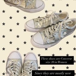 Converse Shoes Size 10 In Women