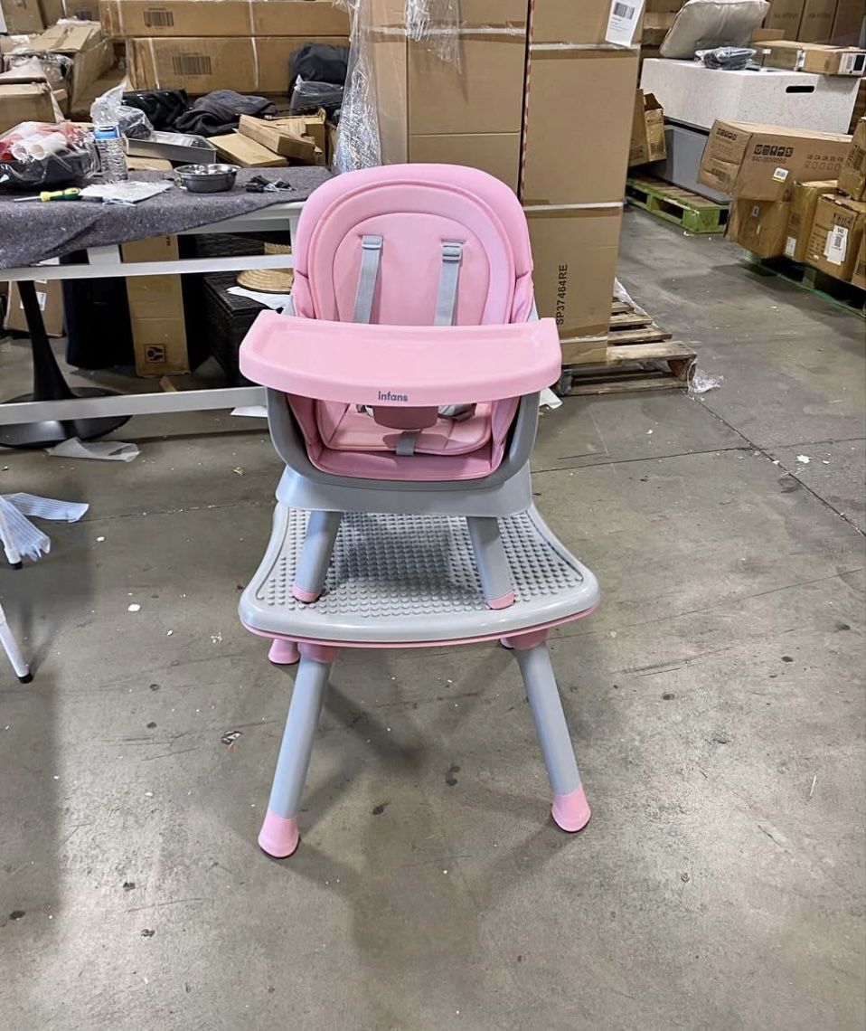 New 8 in 1 Baby High Chair Convertible Highchair for Babies and Toddlers Infant Dining Booster Seat