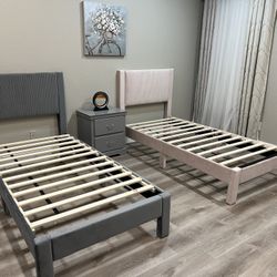 2 Twin Platform Bed Frames 