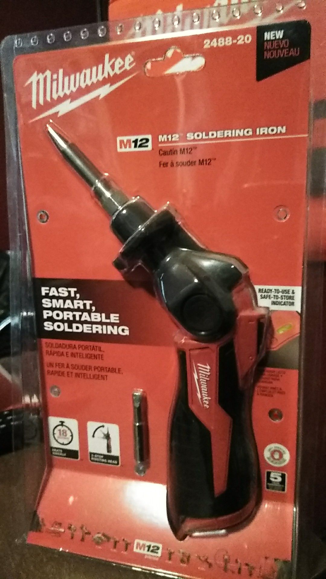 Milwaukee M12 soldering iron