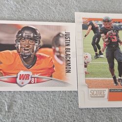 Lot of 2 OSU Cowboys College Football Cards NCAA