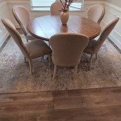 7pc Klaussner Round Dining set