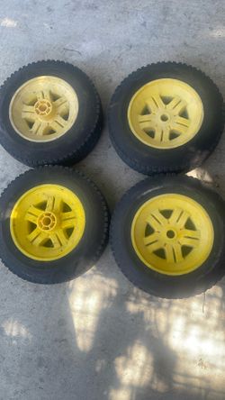 12 inch solid rubber wheels like new