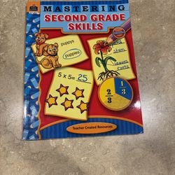 Mastering Second Grade Skills teacher book manual, unused